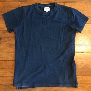 Norse Projects Niels Pique Indigo Sweatshirt Tee